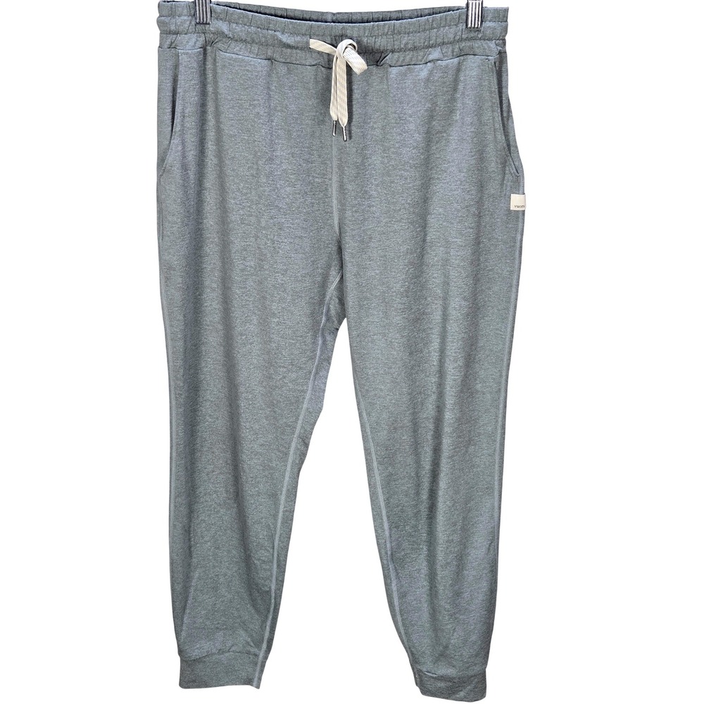 Women's Vuori Medium Green Performance Jogger Sweatpants Heathered Athleisure